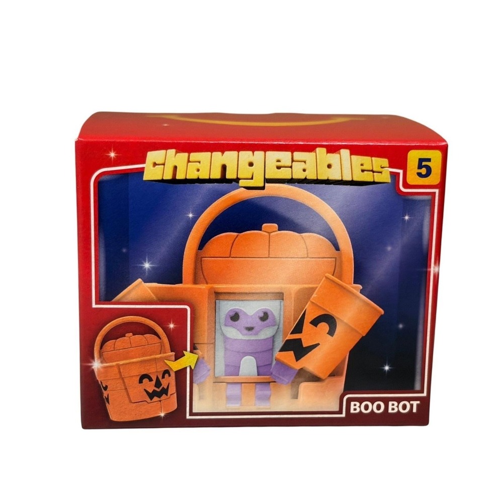 Mcdonalds Changeables Happy Meal Toy New #5 Boo Bot